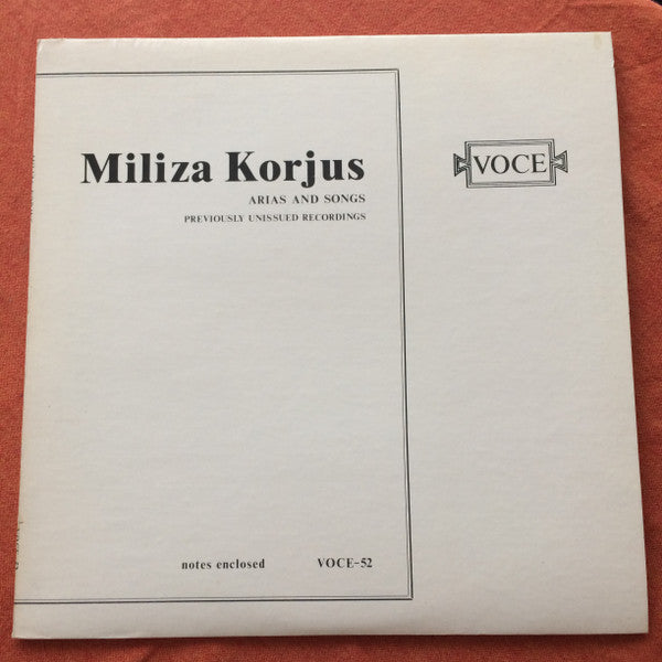 Various / Pons / Korjus - Previously Unissued Recordings (Vinyle Usagé)