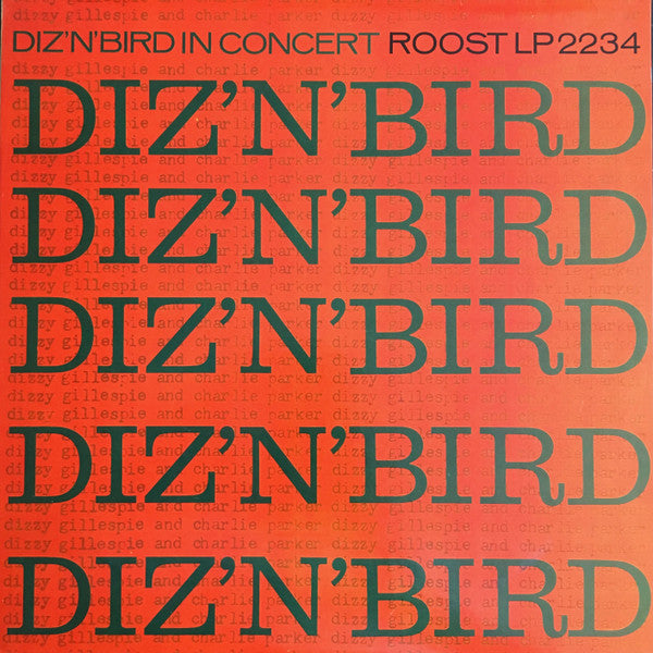 Dizzy Gillespie / Charlie Parker - Diz 'N' Bird In Concert (Vinyle Usagé)