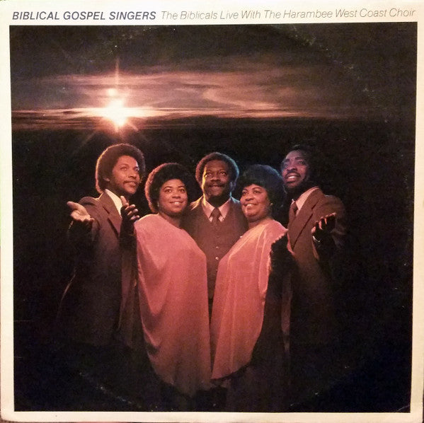 Biblical Gospel Singers / Harambee West Coast Choir - The Biblicals Live with the Harambee West Coast Choir (Vinyle Usagé)