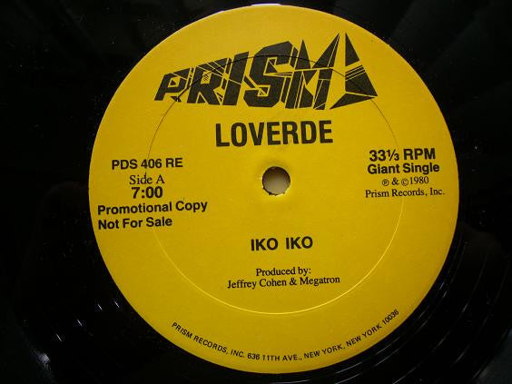 Loverde - Iko Iko (Vinyle Usagé)