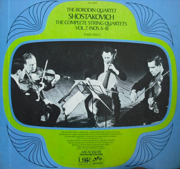 Shostakovich / Borodin Quartet - Complete String Quartets Vol 2 Nos 6 To 11 (Vinyle Usagé)