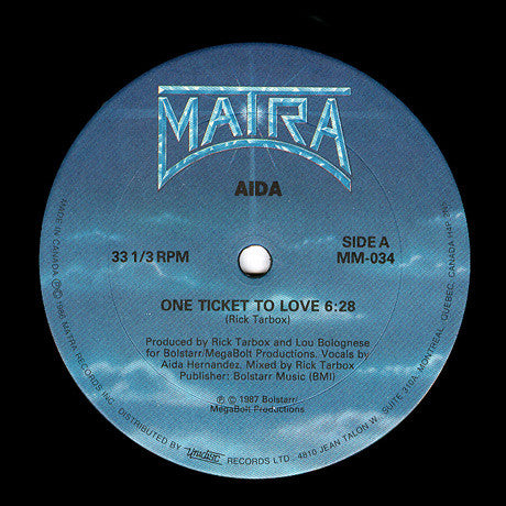 Aida - One Ticket to Love (Vinyle Usagé)