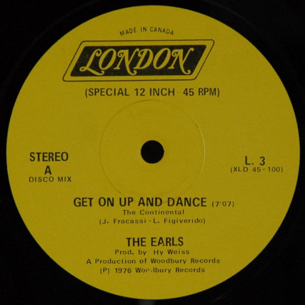 Earls - Get On Up and Dance (The Continental) (Vinyle Usagé)