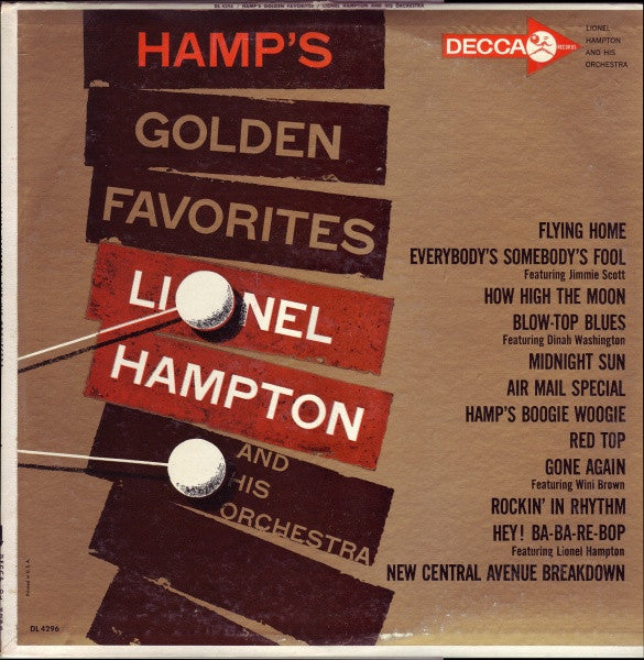 Lionel Hampton - Hamp's Golden Favorites (Vinyle Usagé)