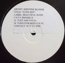 Kristine Blond - Love Shy (Vinyle Usagé)