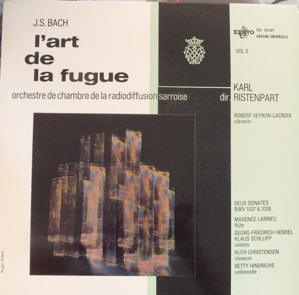 Bach / Ristenpart / Veyron Lacroix - L Art de la Fugue Vol 2 (Vinyle Usagé)