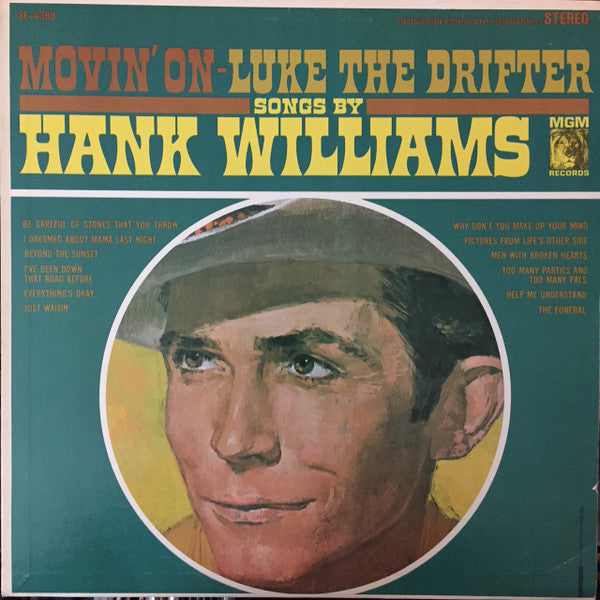 Hank Williams - Movin' On (Vinyle Usagé)