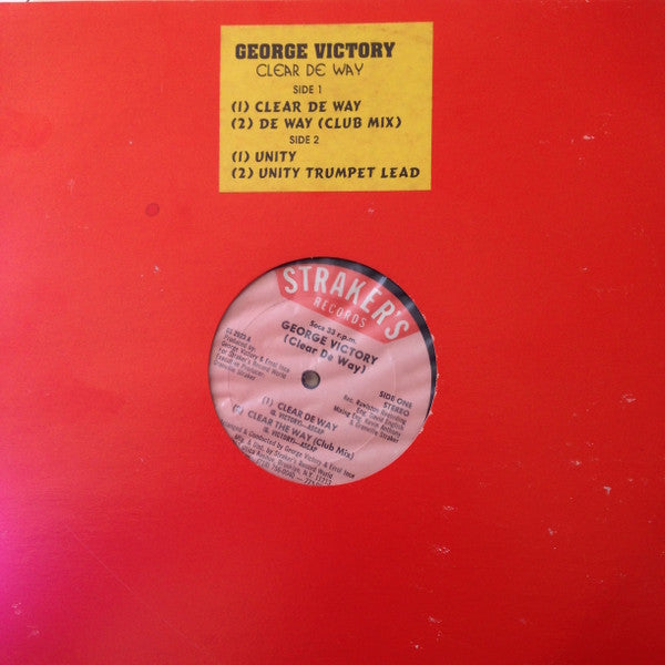 George Victory - Clear De Way / Unity (Vinyle Usagé)