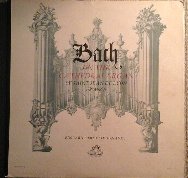 Bach / Commette - Bach On The Cathedral Organ (Vinyle Usagé)