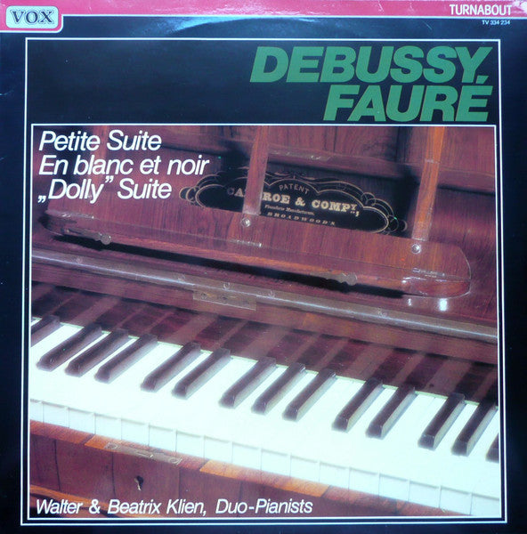 Debussy / Faure / Klien W / Klien B - Petite Suite / En Blanc et Noir / Dolly Suite (Vinyle Usagé)