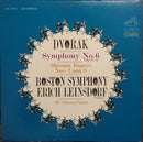 Dvorak / Leinsdorf - Symphony No 6 / Slavonic Dances Nos 2 And 8 (Vinyle Usagé)