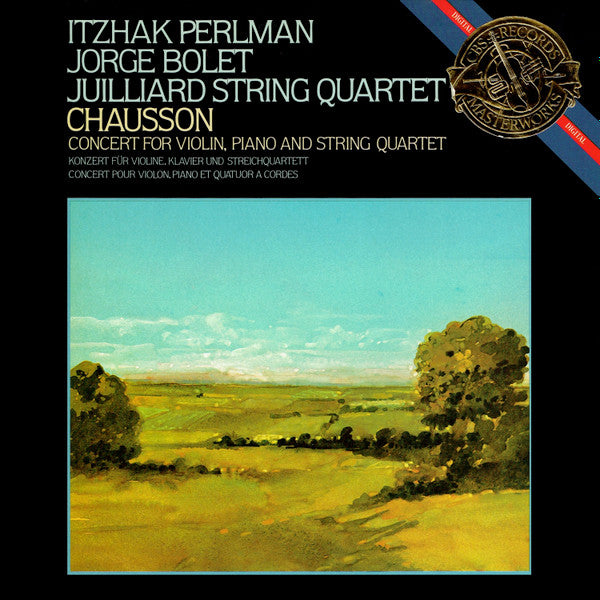 Chausson / Perlman / Bolet / Julliard Qt  - Concert For Violin Piano and String Quartet (Vinyle Usagé)