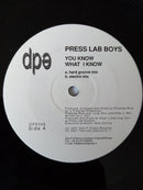 Presslaboys - You Know What I Know (Vinyle Usagé)