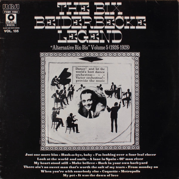 Bix Beiderbecke - The Bix Beiderbecke Legend Volume 5 : "Alternate Bix:Bis" (1926:1928) (Vinyle Usagé)