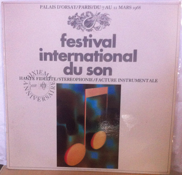 Various - Festival International du Son 1968 (Vinyle Usagé)