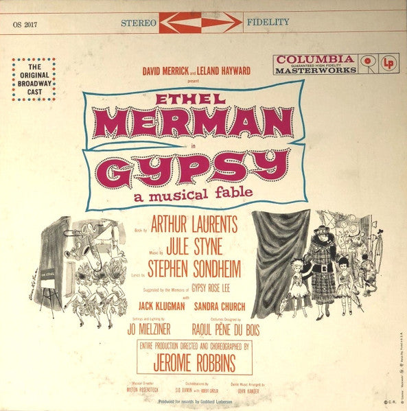 Soundtrack - Jule Styne: Gypsy A Musical Fable (Vinyle Usagé)