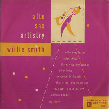 Willie Smith - Alto Sax Artistry (Vinyle Usagé)