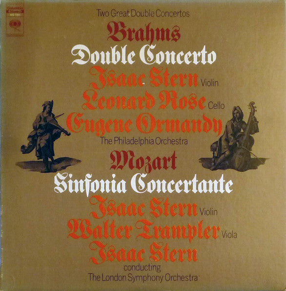 Brahms / Mozart / Various - Double Concerto / Sinfonia Concertante (Vinyle Usagé)