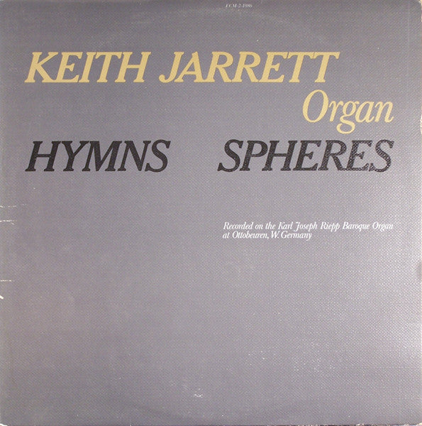 Keith Jarrett - Hymns / Spheres (Vinyle Usagé)