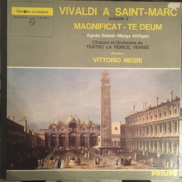 Vivaldi / Negri - Vivaldi A Saint Marc Vol 2 : Magnificat / Te Deum (Vinyle Usagé)