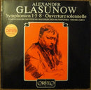 Glazunov / Jarvi - Symphonien 1 / 5 / 8 / Ouverture Solennelle (Vinyle Usagé)