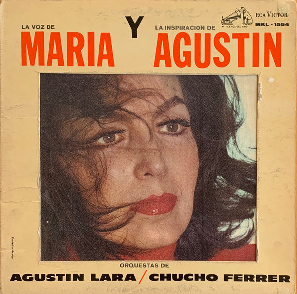 Maria Felix - La Voz De Maria Y La Inspiracion De Agustin (Vinyle Usagé)