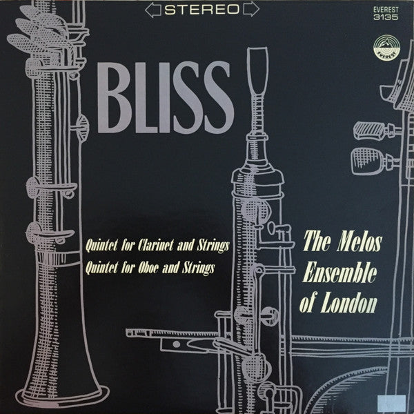 Bliss / Melos Ens Of London - Quintet For Clarinet And Strings / Quintet For Oboe And Strings (Vinyle Usagé)