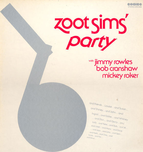 Zoot Sims - Party (Vinyle Usagé)