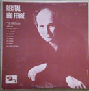Leo Ferre - Recital Leo Ferre (Recital a l Alhambra) (Vinyle Usagé)
