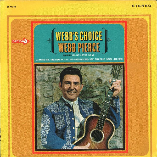 Webb Pierce - Webb's Choice (Vinyle Usagé)