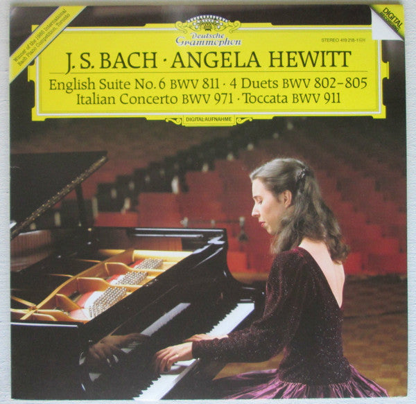 Bach / Hewitt - English Suite No 6 / 4 Duets / Italian Concerto (Vinyle Usagé)