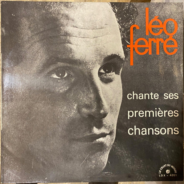 Leo Ferre - Chante Ses Premieres Chansons (Vinyle Usagé)