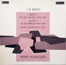 Bach / Honegger - Suite I En Sol Majeur BWV 1007 Suite II En Re Mineur BWV 1008 Pour Violoncelle Seul (Vinyle Usagé)