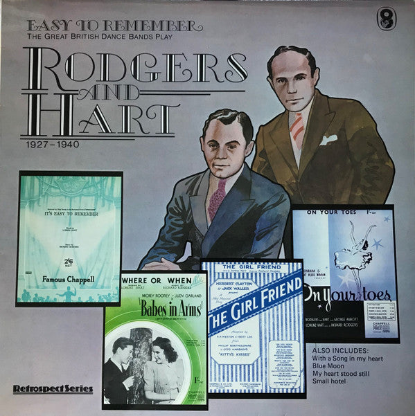 Various - Easy To Remember: Great British Dance Bands Play Rodgers & Hart (Vinyle Usagé)