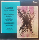 Bartok / Springer / Gielen - Viola Concerto / Piano Concerto No 3 (Vinyle Usagé)
