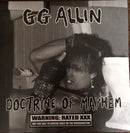 GG Allin - Doctrine Of Mayhem (Vinyle Neuf)