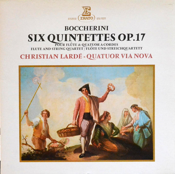 Boccherini / Larde / Qt Via Nova - Six Quintets for Flute and String Quartet (Vinyle Usagé)