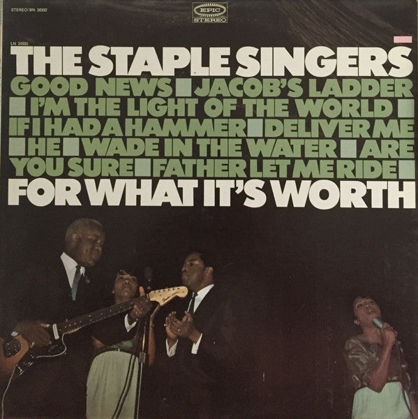 Staple Singers - For What It's Worth (Vinyle Usagé)