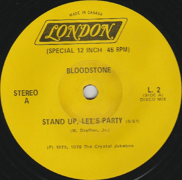 Bloodstone - Stand Up Lets Party (Vinyle Usagé)