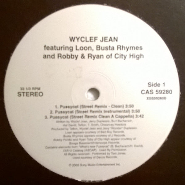 Wyclef Jean - Pussycat (Vinyle Usagé)