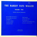Fats Waller - The Rarest Fats Waller Volume Two (Vinyle Usagé)