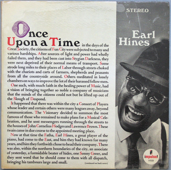 Earl Hines - Once Upon A Time (Vinyle Usagé)