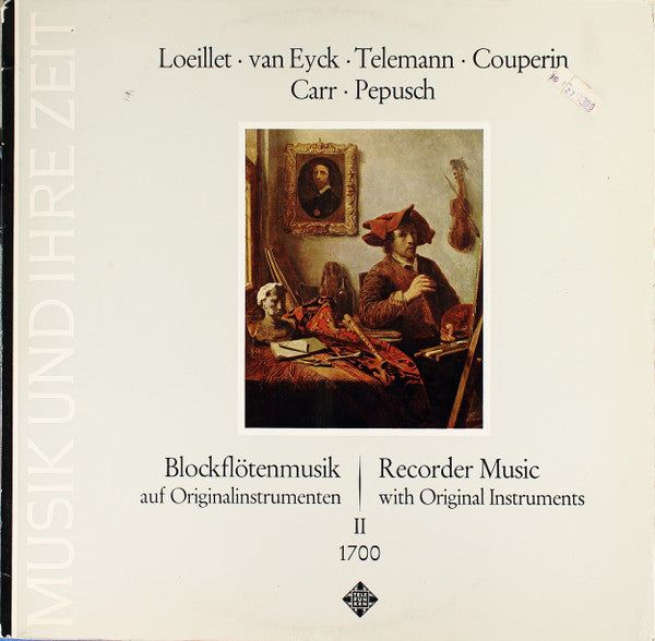 Various / Leonhardt / Bruggen / Bylsma - Blockflotenmusik Auf Originalinstrumenten II 1700 (Vinyle Usagé)