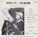 Tex Ritter - Greatest Hits By Tex Ritter (Vinyle Usagé)