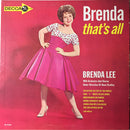 Brenda Lee - Brenda Thats All (Vinyle Usagé)