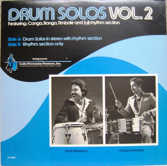 Eddie Montalvo / Charlie Santiago - Drum Solos Vol 2 (Vinyle Usagé)