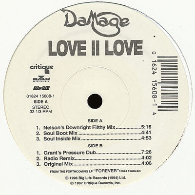 Damage - Love II Love (Vinyle Usagé)