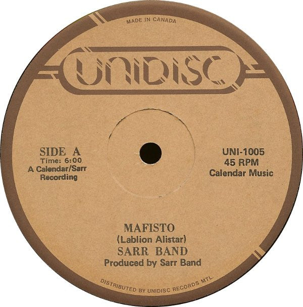 Sarr Band - Mafisto (Vinyle Usagé)