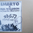 Embryo / Mal Waldron / Charlie Mariano - 29 6 73 In Hamburg (Vinyle Usagé)