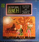 Bach CPE / Rampal / Veyron Lacroix - Six Sonatas For Flute And Harpsichord (Vinyle Usagé)